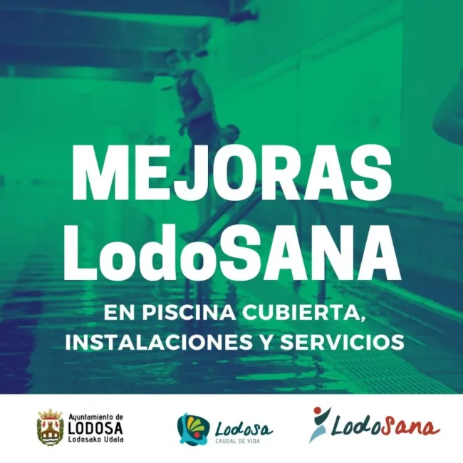 Img LodoSANA seguira haciendo mejoras en la piscina cubierta