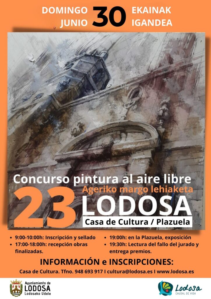 BASES / XXIII Concurso de Pintura al Aire Libre de Lodosa