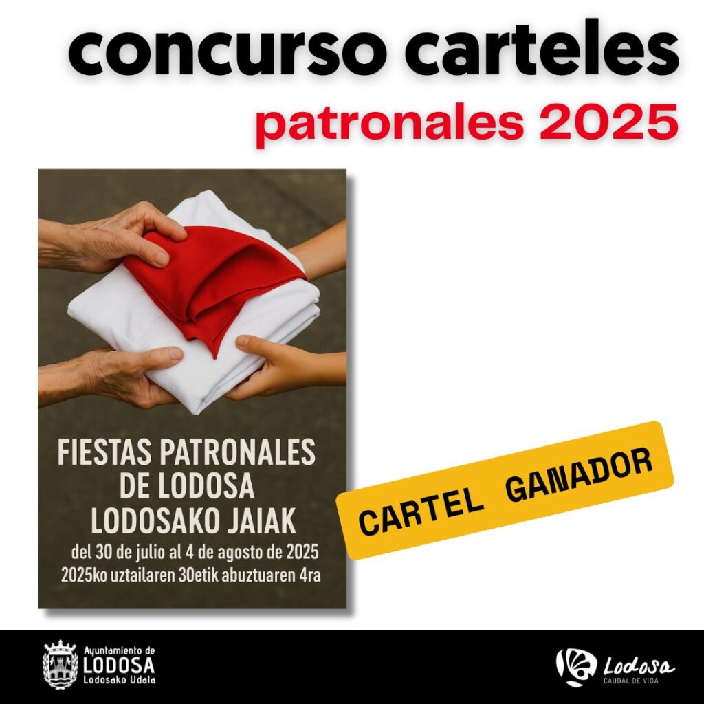 El cartel es obra de Tamara O. natural de Tafalla y Aránzazu S. de Lodosa