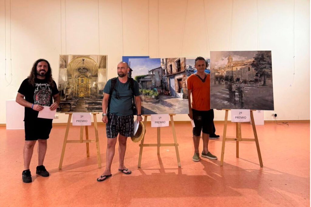 El pasado domingo 28 de junio, Lodosa celebró la XXIV edición de su Certamen de Pintura al Aire Libre, reuniendo a numerosos artistas de toda España con un alto nivel que dificultó la tarea del jurado.