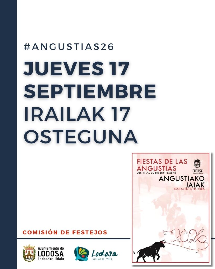 Jueves 17 de Septiembre / Irailak 17 Osteguna