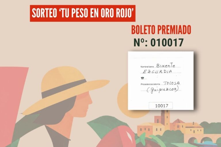 SORTEO ‘Tu peso en Oro Rojo’